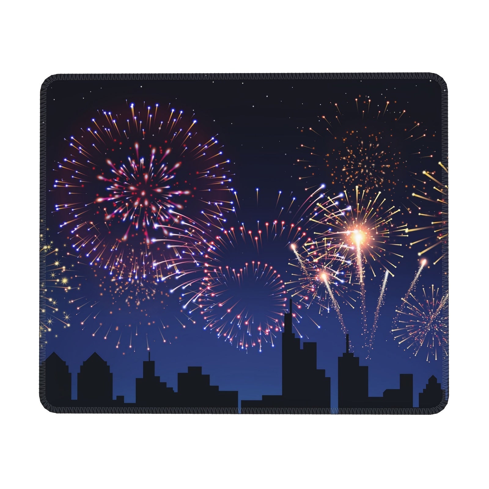 Fireworks Pattern Gaming Mousepad