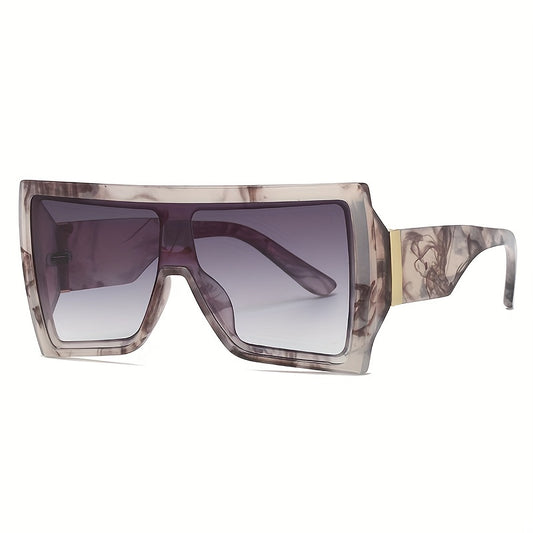 Oversized Gradient Sunglasses UV400 for Summer Beach Party
