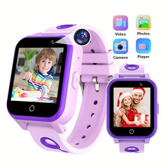 Kids Smart Watch HD Touchscreen Camera Video Player 18 Games Pedometer