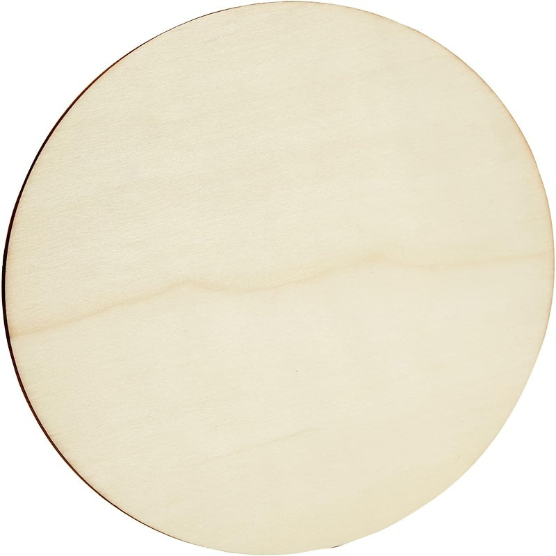 5pcs 10 Inch Wooden Circles Round Wood Sign Blank
