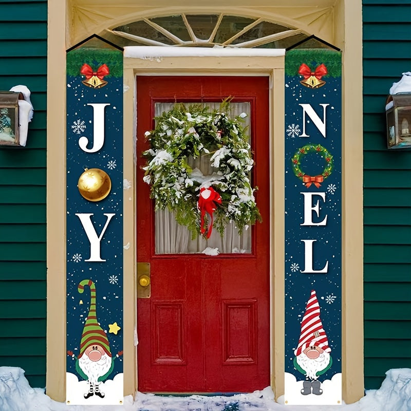 Christmas Dwarf Couplets Joy Noel Party Decor