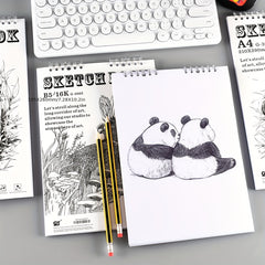 26 Page Sketchbook Thickened Base Art Students College Style P