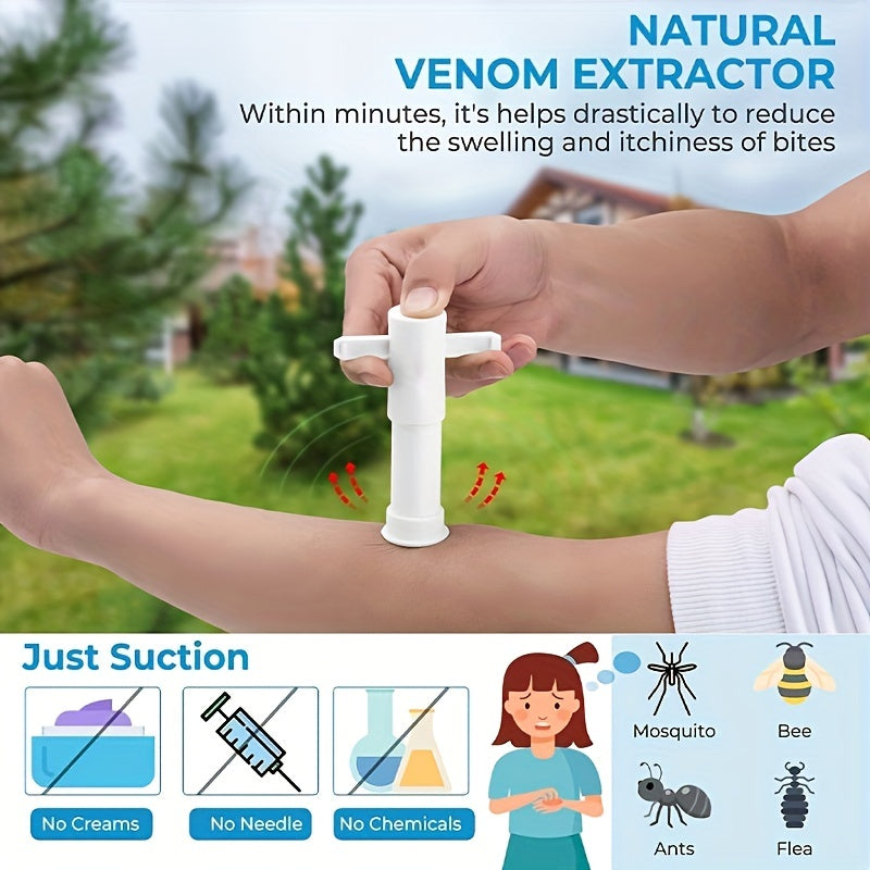 Bug Bite Suction Tool for Instant Relief from Outdoor Bites
