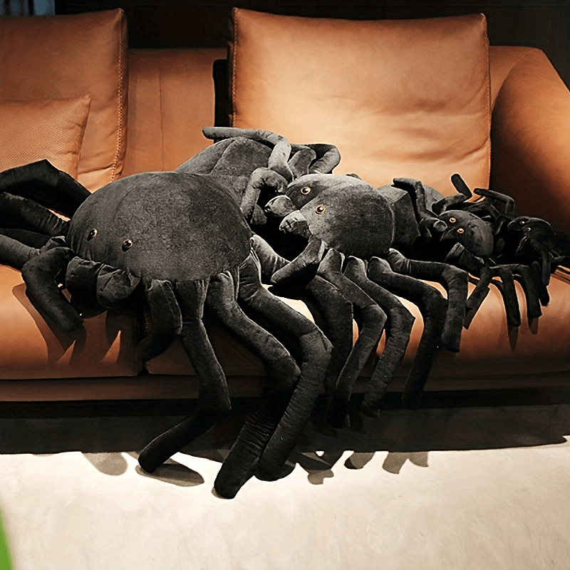 Giant Spider Plush Soft Stuffed Animal Vintage Holloween Realistic