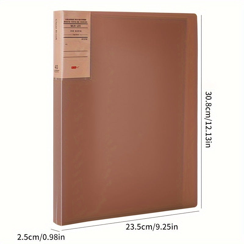 20pcs School File Folder A4 Plastic Layer Office Supplies