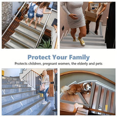 1pc Vinyl Stair Nosing Self Adhesive Stair Edge Protector - Non Slip