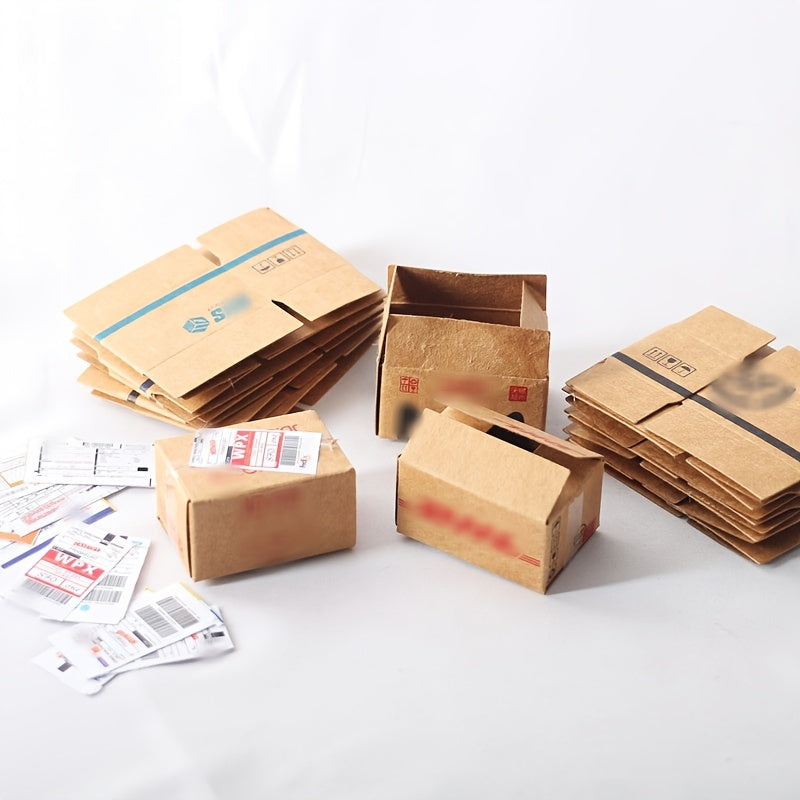 5pcs Mini Express Box Doll House Decoration Toy