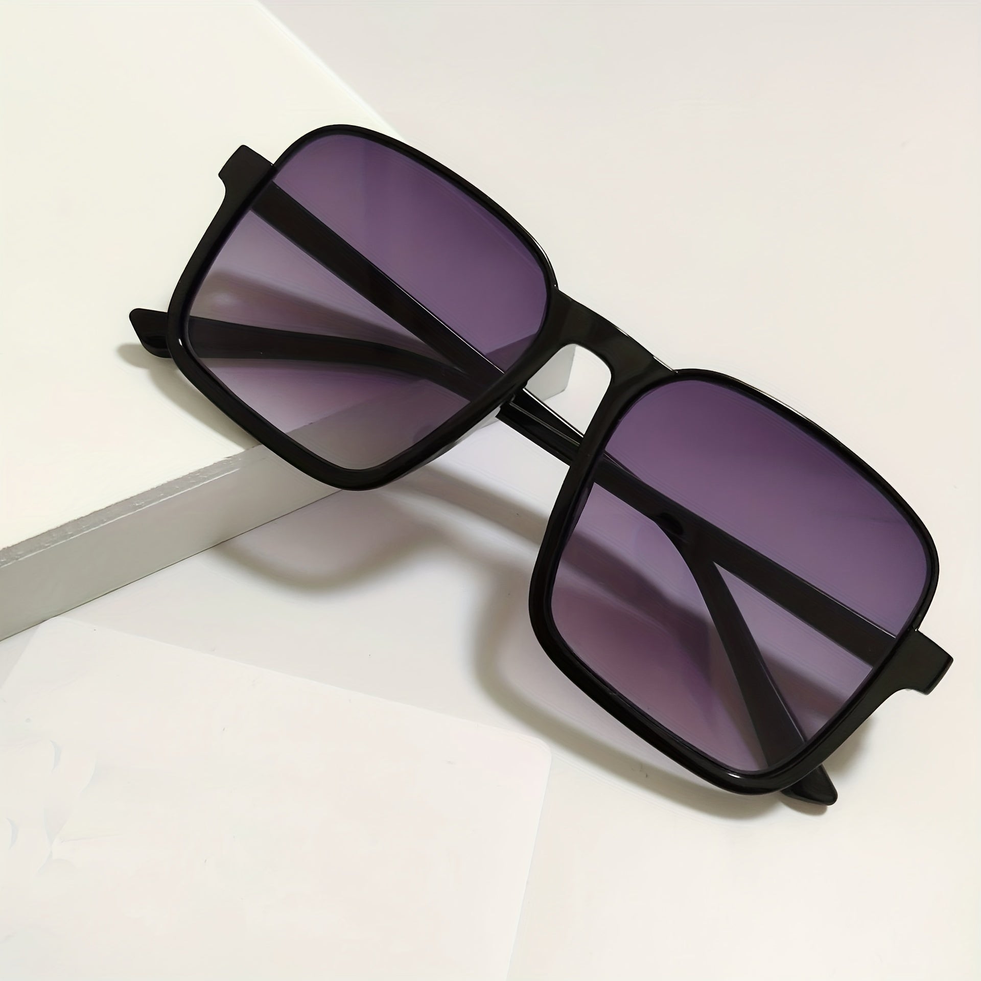 Large Square Sunglasses UV400 Anti Glare Sun Shades for Driving
