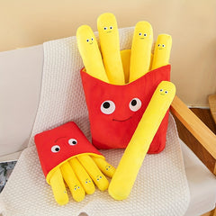 French Fries Plush Pillow Funny Food Gift