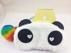 Cartoon Panda Sleeping Face Eye Mask Blindfold Eyeshade Travel Aid