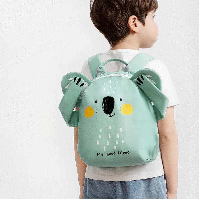 Cartoon Kindergarten School Bag for Kids, Waterproof Children Backpack