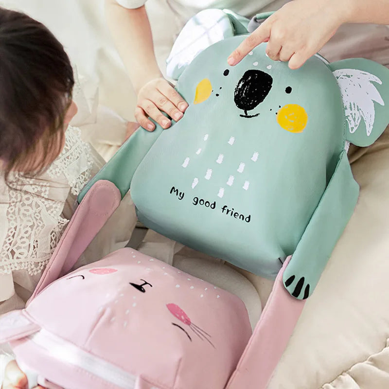 Cartoon Kindergarten School Bag for Kids, Waterproof Children Backpack