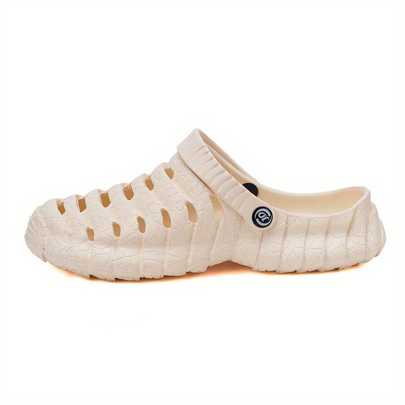 Men's Lightweight Comfy Clogs Hollow Out Non Slip Garden Shoes