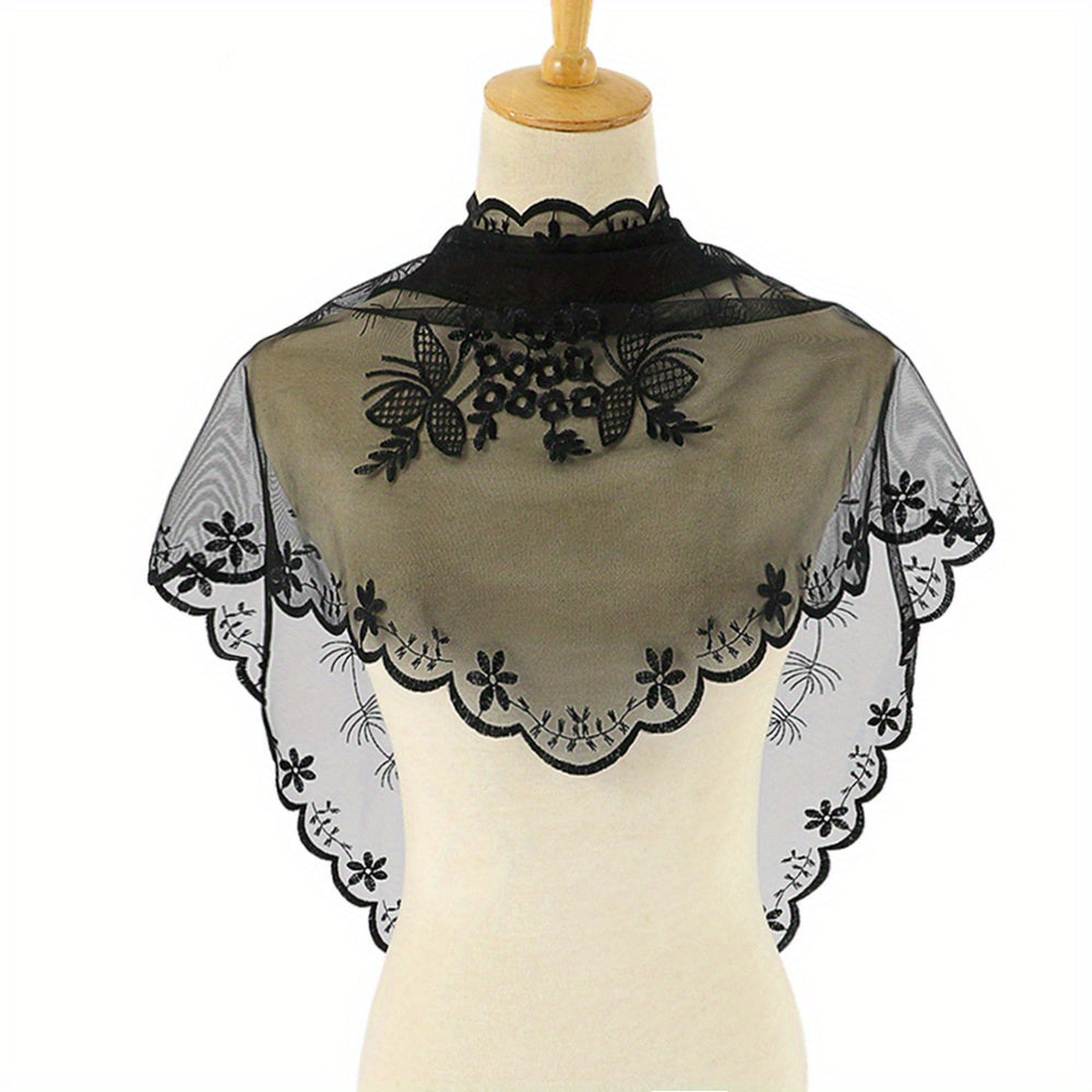 Lace Head Veil Triangle Scarf for Easter Latin Mass