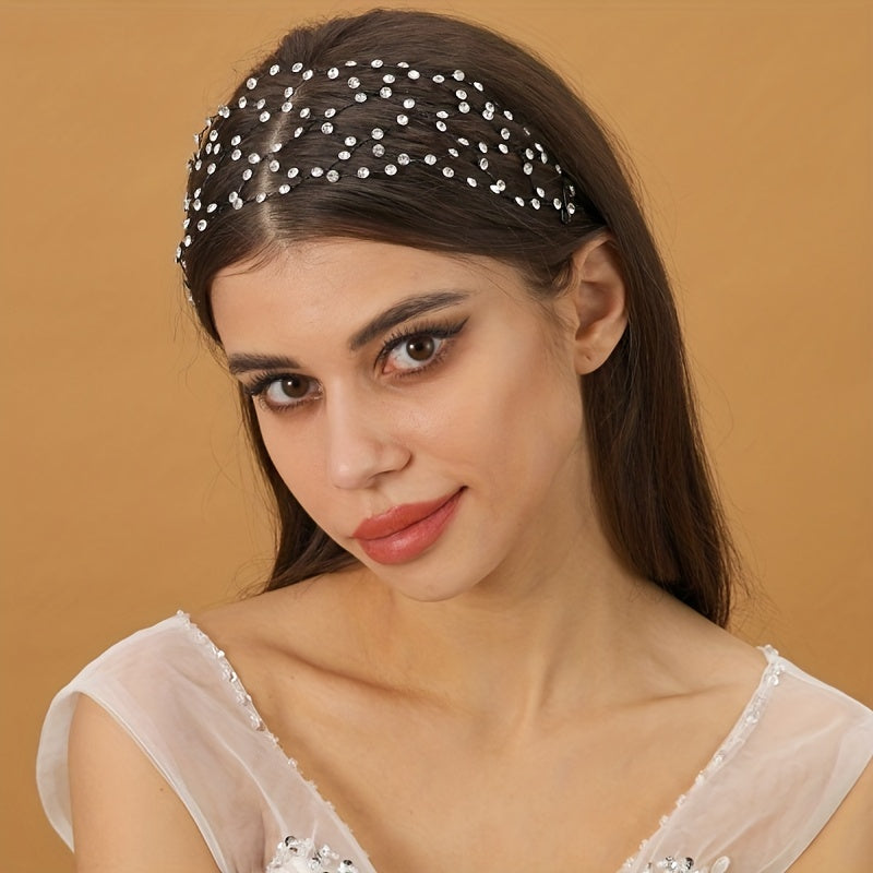 Rhinestone Head Piece Head Jewelry Bridal Headdress Wedding Hair Accessories