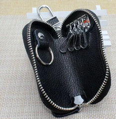 Colorful Leather Key Case Wallet
