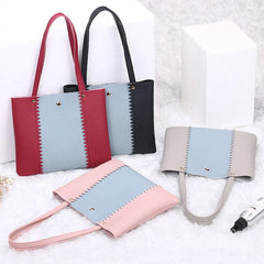 Women's Plaid Shoulder Bag PU Leather Tote Bags