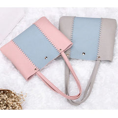 Women's Plaid Shoulder Bag PU Leather Tote Bags