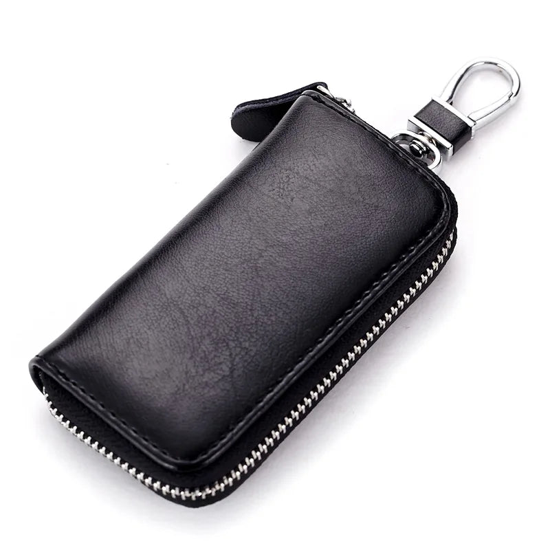 Cow Leather Car Key Wallets Holder Pouch