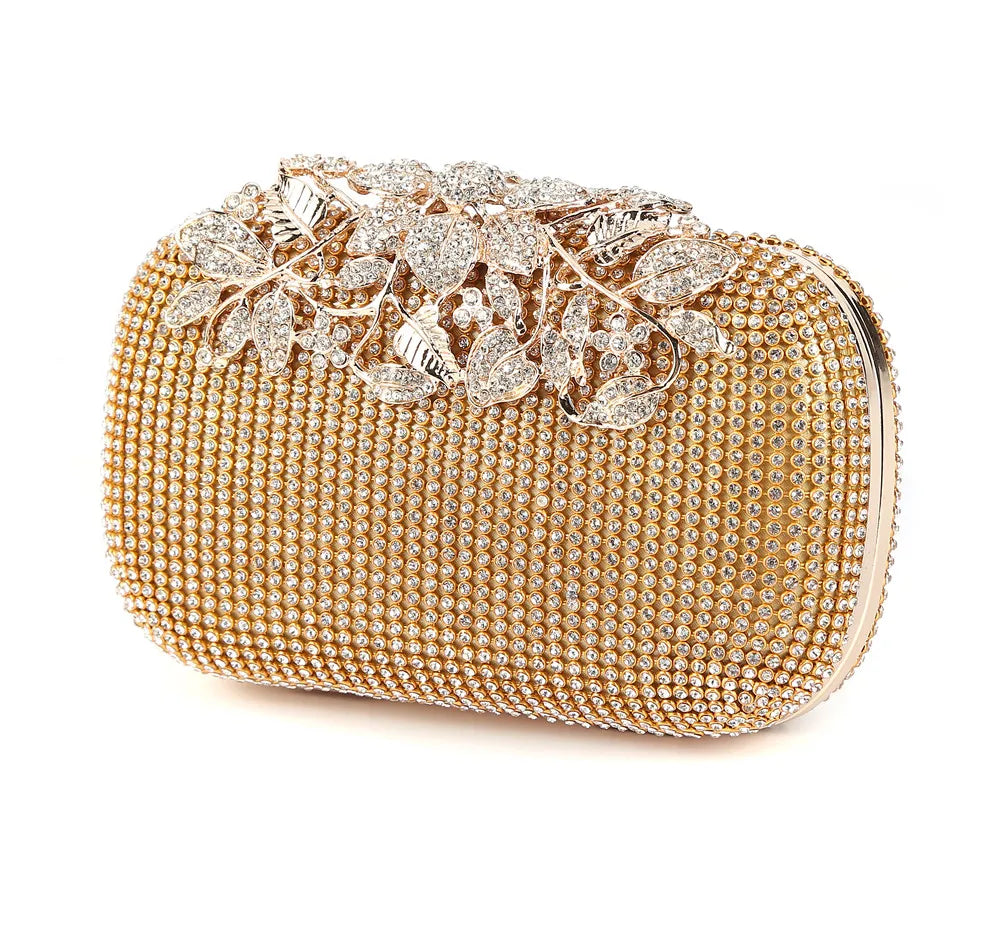 Diamond Rhinestone Clutch Evening Bag for Wedding Party