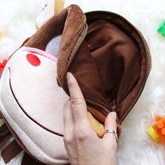 Kids Plush Animal Backpack School Bags Girls Boys Backpack