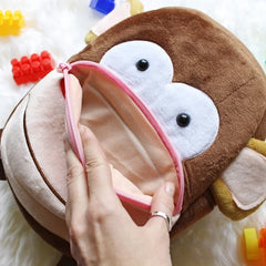 Kids Plush Animal Backpack School Bags Girls Boys Backpack