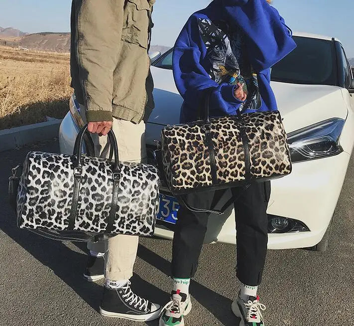 Leopard Shoulder Bag for Travel in Europe and the US