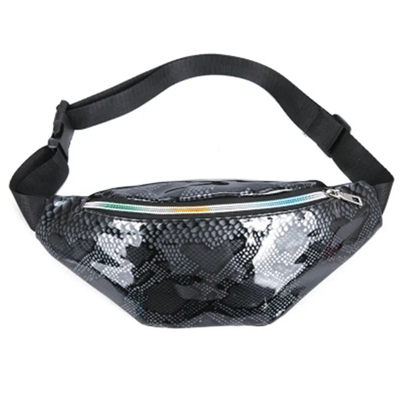 Women Pu Leather Waist Bag Belt Bag Lady Phone Wallet Storage Bags Fanny Pack
