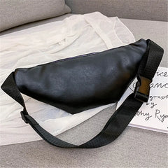 Women Pu Leather Waist Bag Belt Bag Lady Phone Wallet Storage Bags Fanny Pack