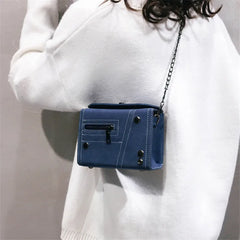 Tide Autumn & Winter Frosted Box Bag Chain Small Bag