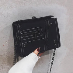 Tide Autumn & Winter Frosted Box Bag Chain Small Bag