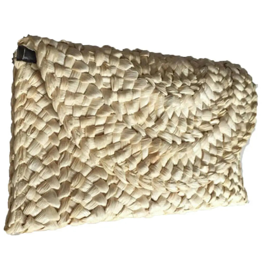 Bohemian Straw Knitted Handbag Clutch Beach Long Bag
