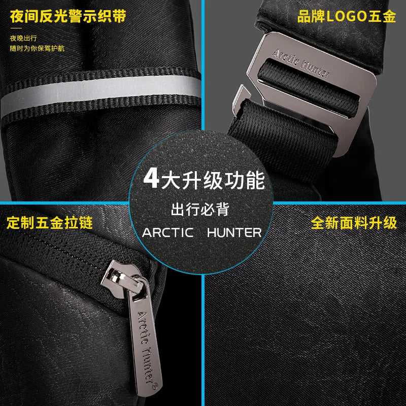Summer Gun Bag Men's Chest Bag Cross-body Shoulder Bag