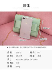 Women Small PU Leather Crossbody Shoulder Handbag Messenger Bag Purse