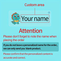 Custom Waterproof Name Sticker for Office & School Supplies