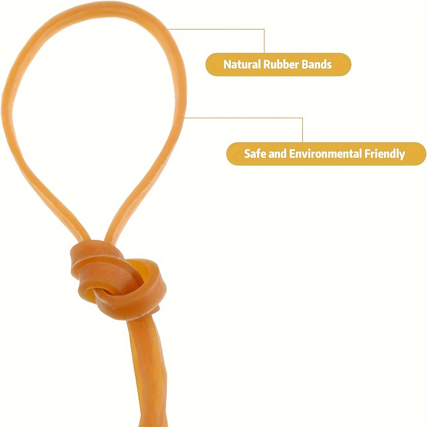 50 Big Rubber Bands Strong Elastic Bands for Office School Home