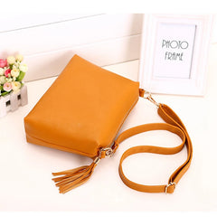 Women's Small Flap Shoulder Bag PU Leather Messenger Bag