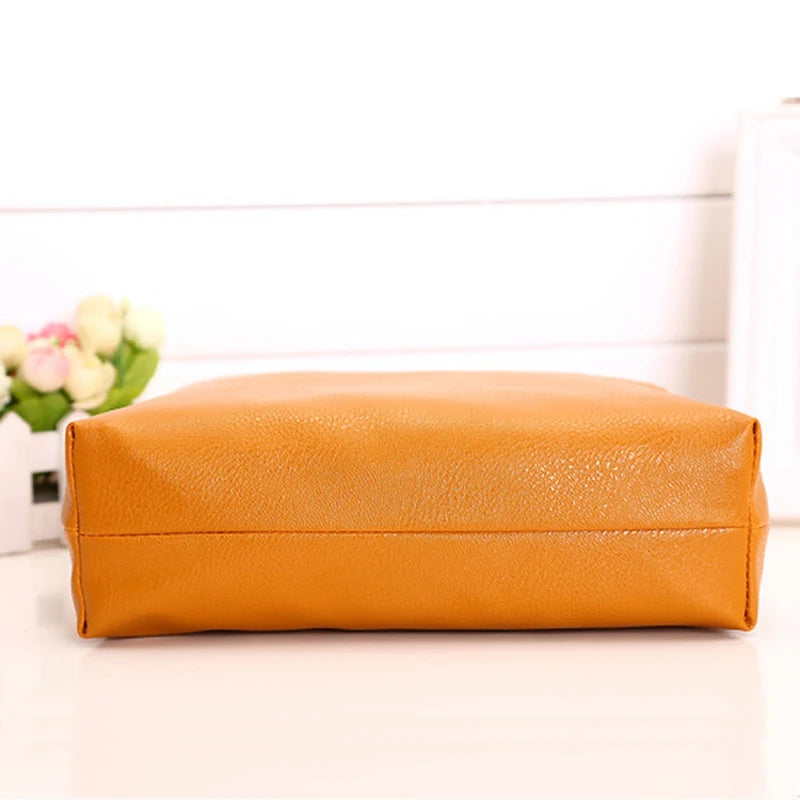 Women's Small Flap Shoulder Bag PU Leather Messenger Bag