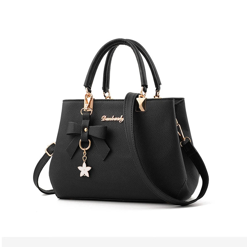 Sweet Plum Bow Shoulder Bag for Women