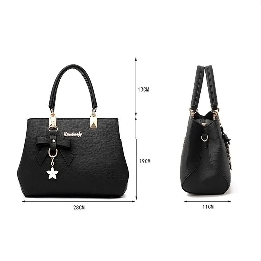 Sweet Plum Bow Shoulder Bag for Women