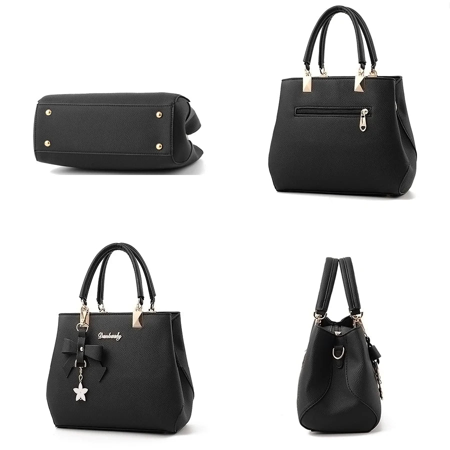 Sweet Plum Bow Shoulder Bag for Women