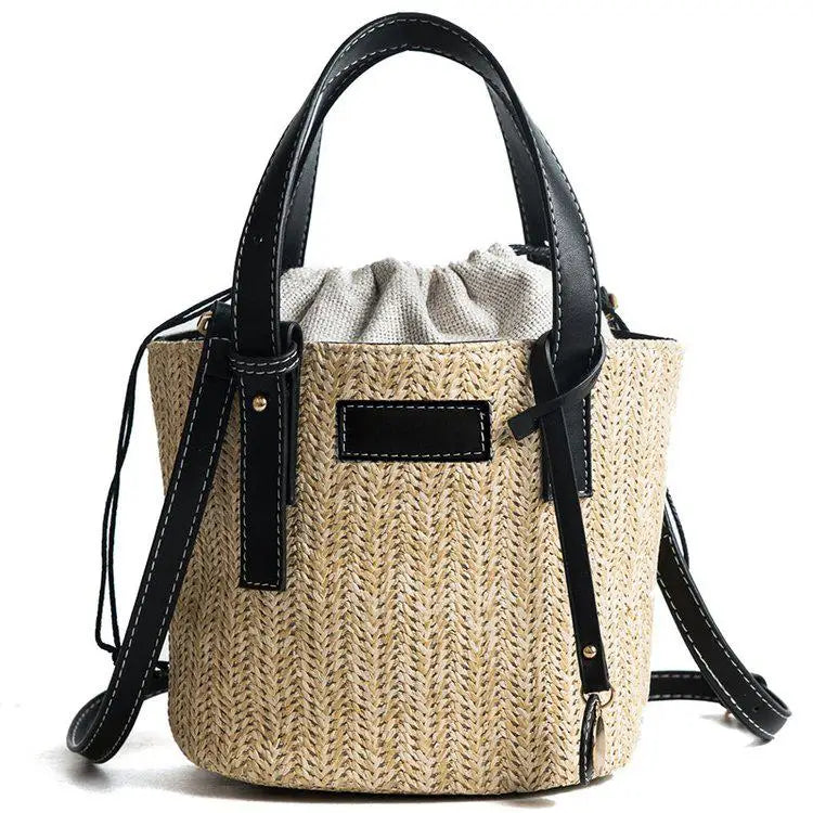Straw Women's Beach Shoulder Bag Summer Wild Diagonal Bag
