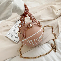 Summer Women Shoulder Bag Small Leather Ball Version Cross