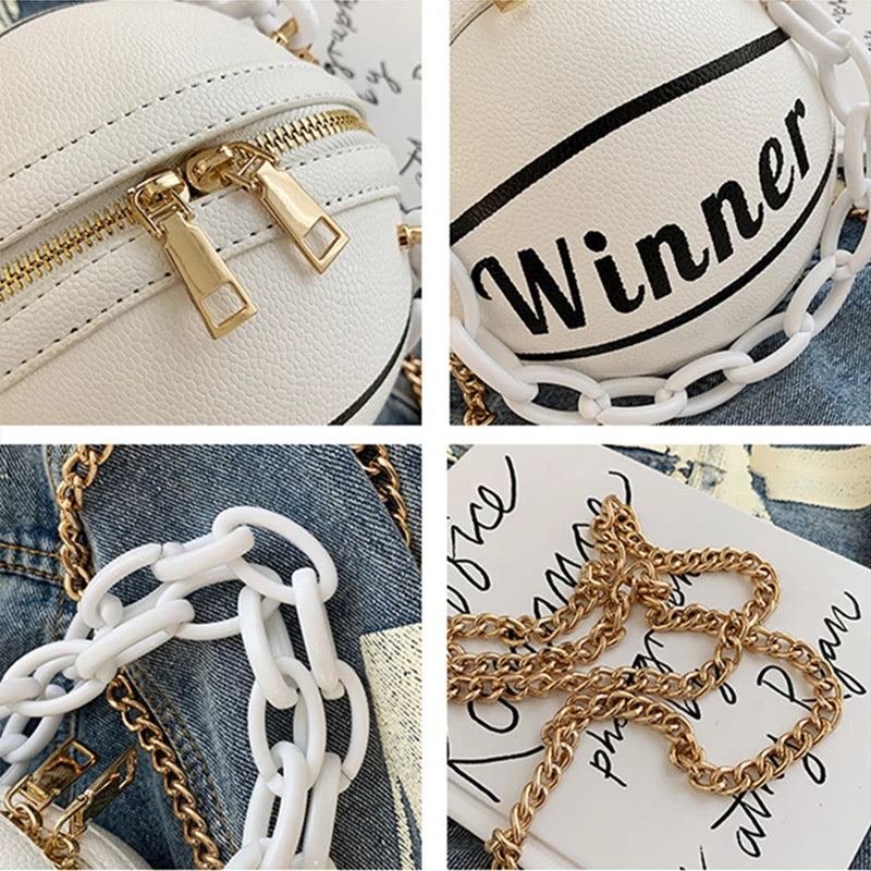 Summer Women Shoulder Bag Small Leather Ball Version Cross