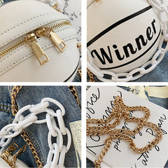 Summer Women Shoulder Bag Small Leather Ball Version Cross