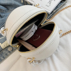 Summer Women Shoulder Bag Small Leather Ball Version Cross