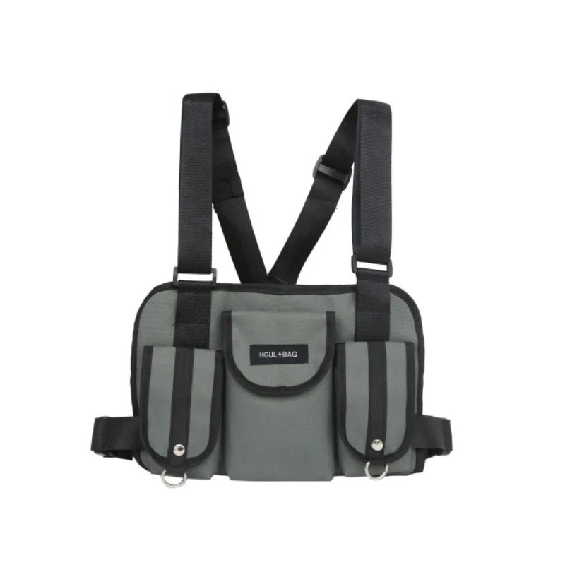 Hip Hop Streetwear Chest Rig Waist Bag Compact Cross Shoulder Bag