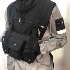 Hip Hop Streetwear Chest Rig Waist Bag Compact Cross Shoulder Bag