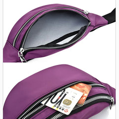 High Cap. Travel Waist Bag Waterproof Fanny Pack Women Sport Run