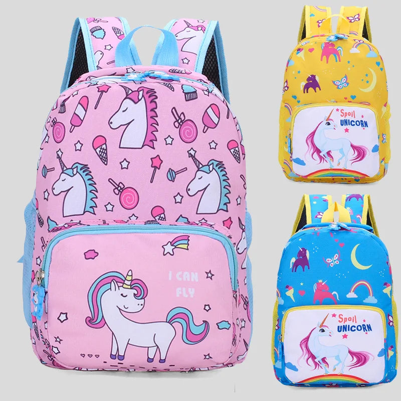 Children Orthopedic Schoolbag Kids Unicorn Cartoon School Bags Mjoypack